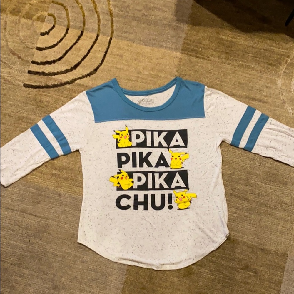 ~Pokémon~ “Pika Pika Pika Chu!” 3/4 Sleeve Shirt